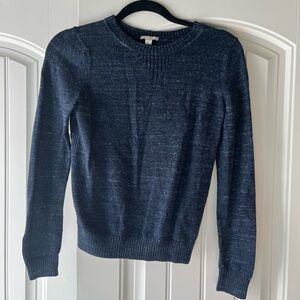 GAP Women's Dark Blue Crew Neck Sweater